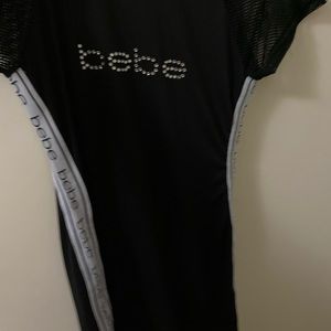 Black Bebe Skin Tight Dress